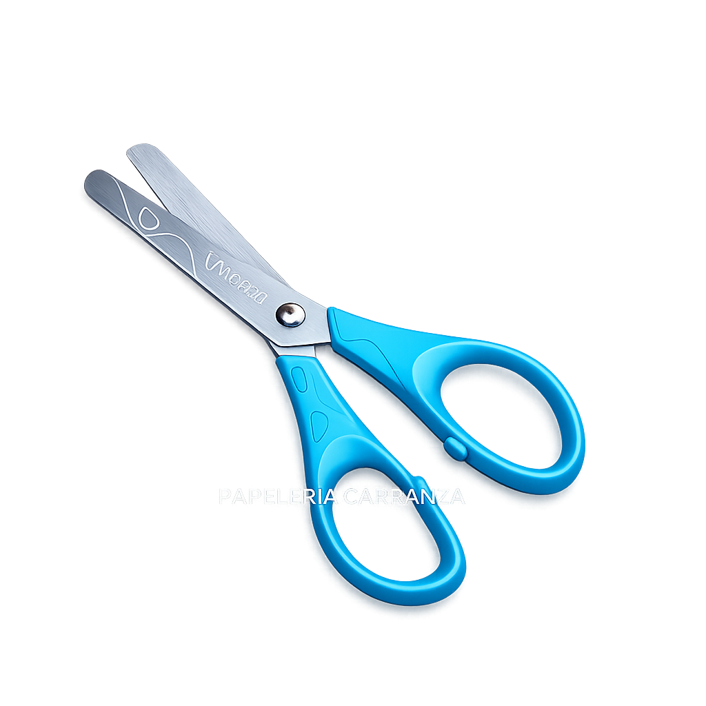 TIJERAS * MAPED ESCOLAR AZUL * ESSENTIALS 13 CM - CALIDAD -