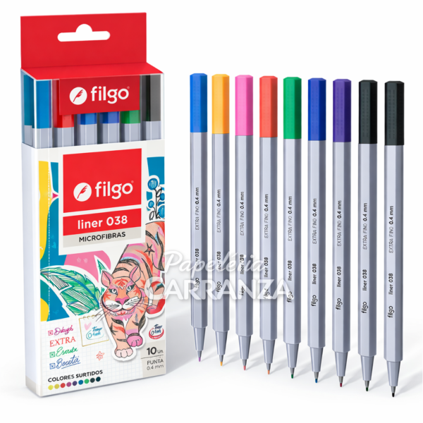 Microfibras Filgo x 10 0.4mm