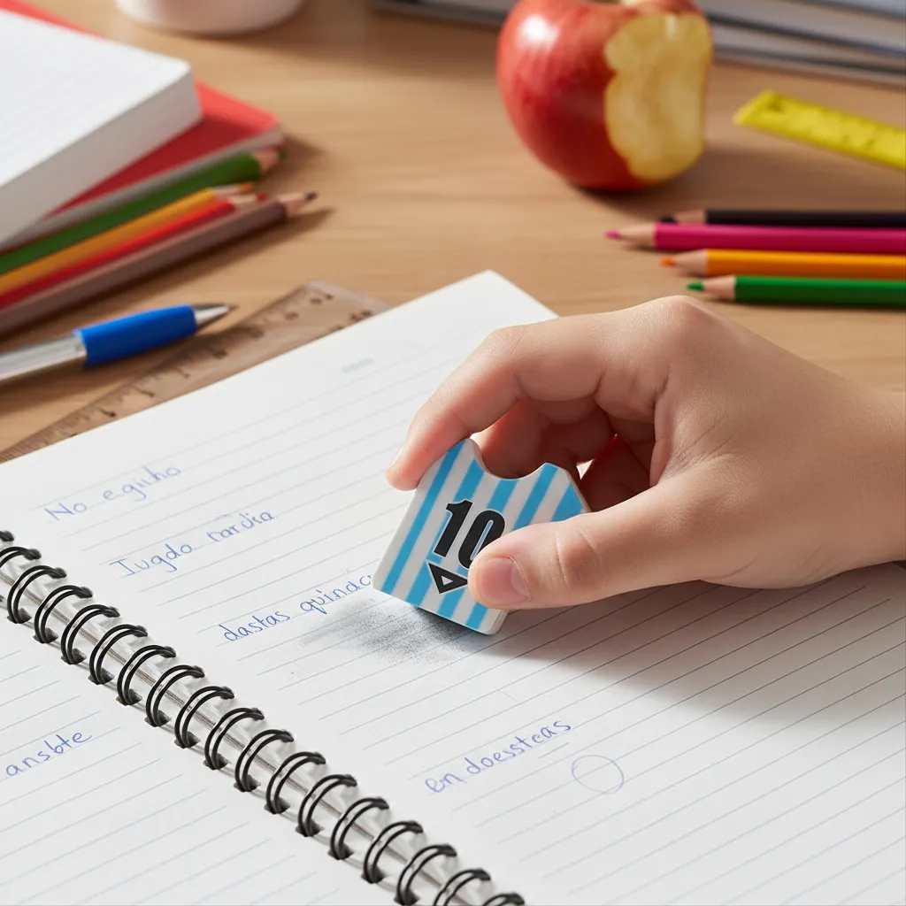 Goma de Borrar Pizzini - Camiseta de Futbol Argentina -  P/ Lapiz x unidad