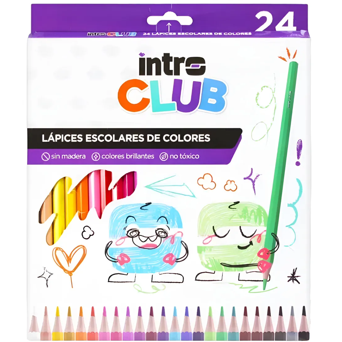 Lapices *INTRO CLUB* x 24 Largos