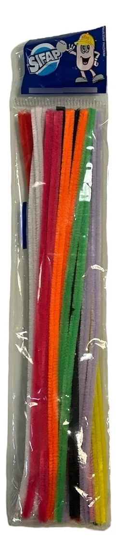 Limpia Pipa Paquetito x 20 Unidad (C0lores Clasicos)