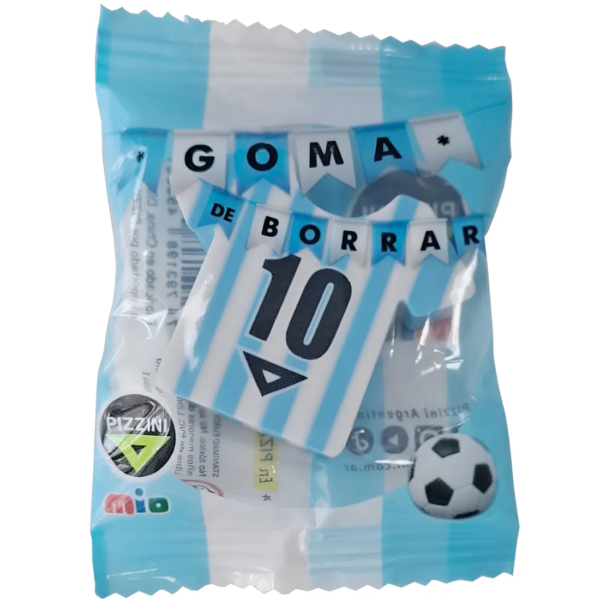 Goma de Borrar Pizzini - Camiseta de Futbol Argentina - P/ Lapiz x unidad