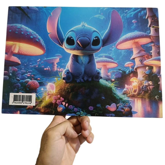 Tapa de Carpeta de dibujo N5 " STITCH "