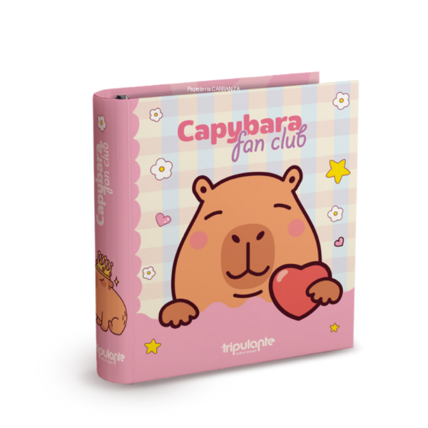 Carpetas 3 anillos " CAPYBARA FAN " Tripulante