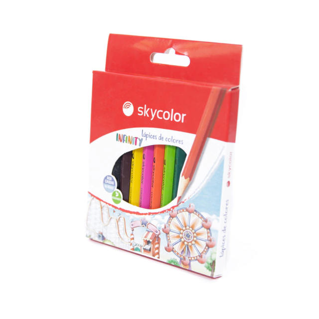 Mini Lapices Skycolor x 12 Cortos