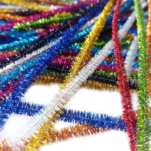 Limpia Pipa Paquetito x 20 Unidad (C0lores Lurex)