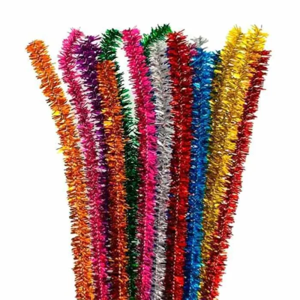 Limpia Pipa Paquetito x 20 Unidad (C0lores Lurex)