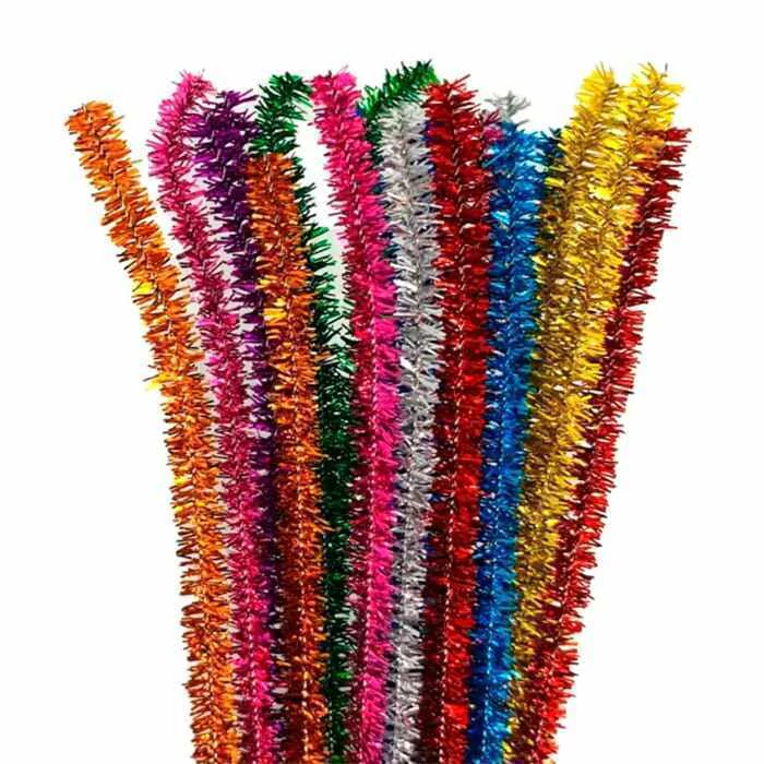 Limpia Pipa Paquetito x 20 Unidad (C0lores Lurex)