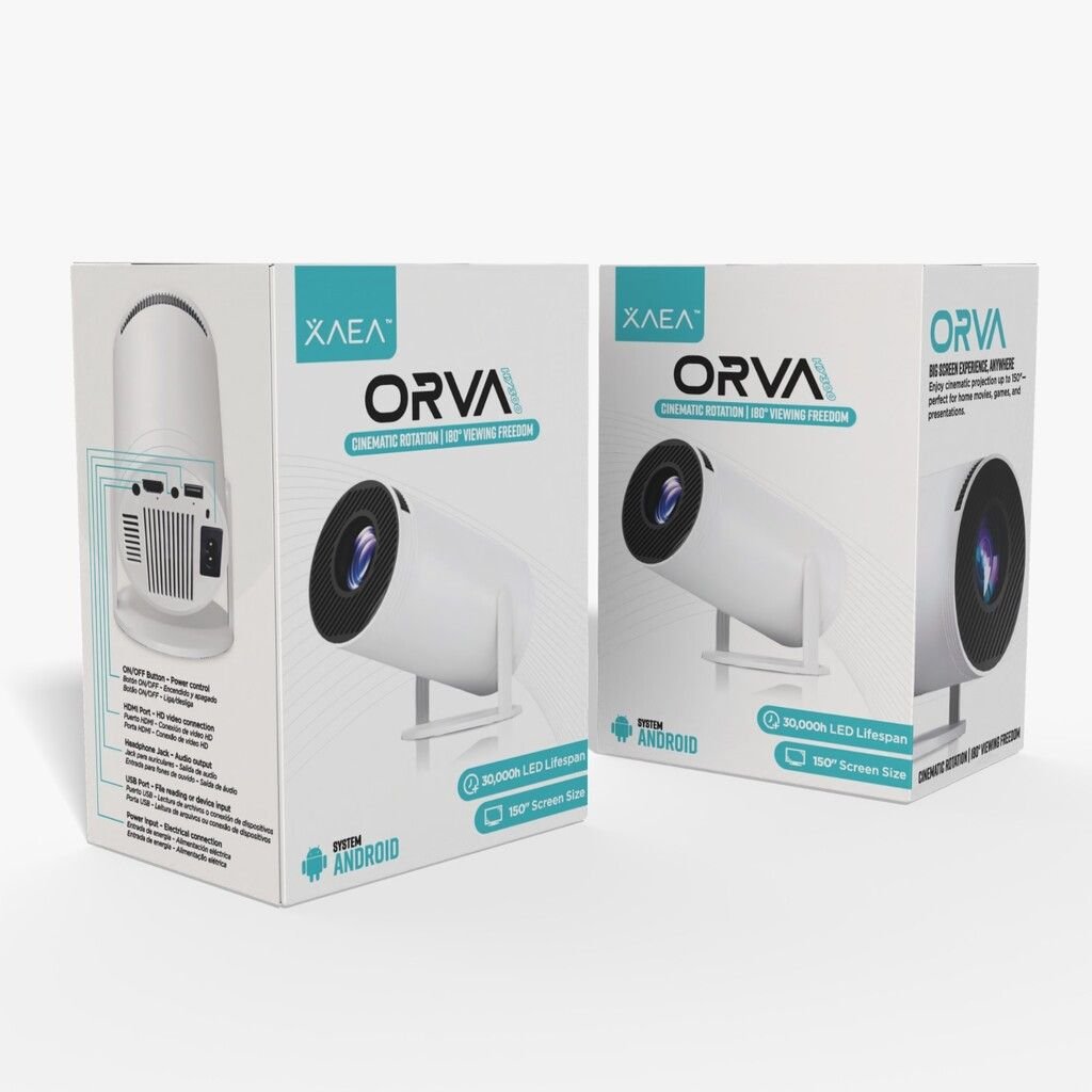 Proyector Led * XAEA ORVA * Smart Android Ultra Hd Wifi Bt