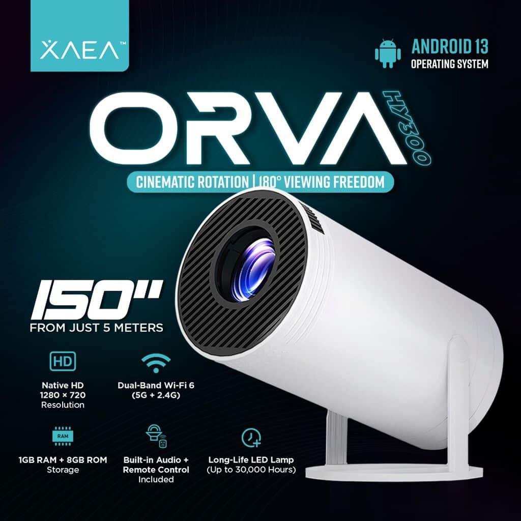 Proyector Led * XAEA ORVA * Smart Android Ultra Hd Wifi Bt