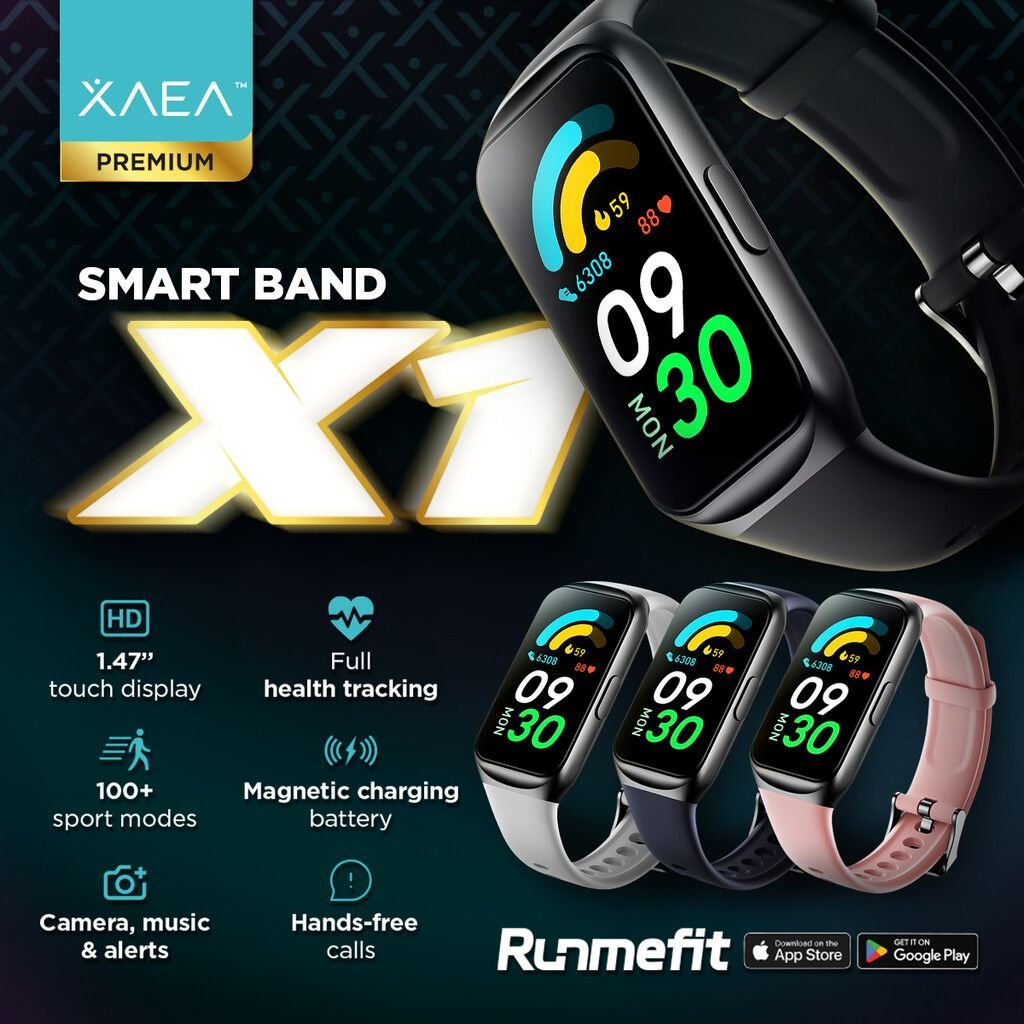 Reloj Smart BAND "XAEA X1 ROSA" (Tipo Pulsera- Mas Fino)