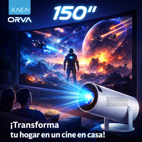 Proyector Led * XAEA ORVA * Smart Android Ultra Hd Wifi Bt