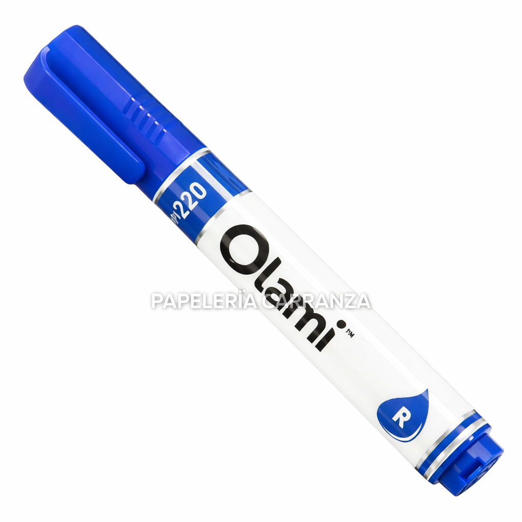 Marcador para Pizarra ** AZUL **  RECARGABLE OLAMI 220