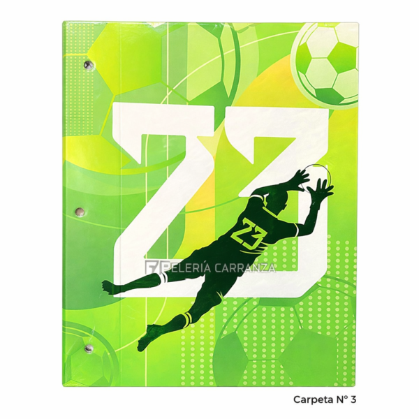 Tapa de Carpeta Escolar N3 " DIBU 23 (SELECCION ARGENTINA) " LOBO