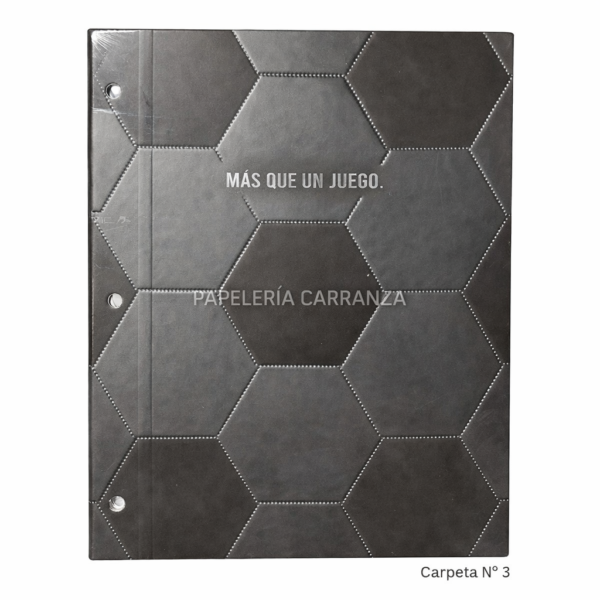 Tapa de Carpeta Escolar N3 " MAS QUE UN JUEGO (FUTBOL) " LOBO