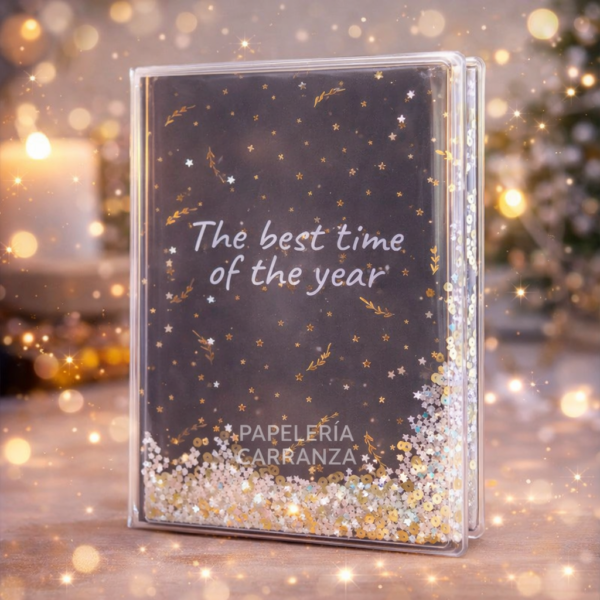 CUADERNOS PREMIUM 15 X 21 ”THE BEST TIME OF THE YEAR” A5 80 Hojas