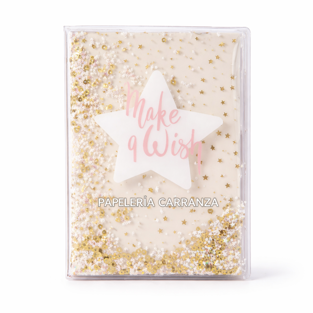 CUADERNOS PREMIUM 15 X 21 ”MAKE A WISH” A5 80 Hojas