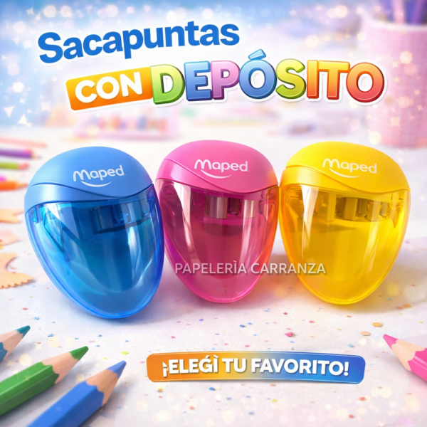 Sacapunta MAPED Con Deposito " IGLOO Simple " Clasicos