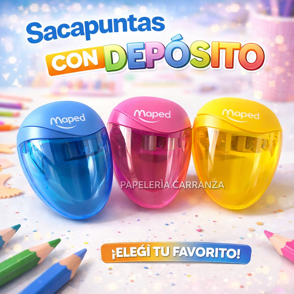 Sacapunta MAPED Con Deposito " IGLOO Simple " Clasicos
