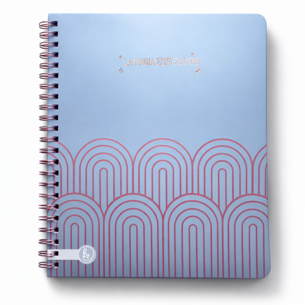 CUADERNILLO C/ ESPIRAL SEMI RIGIDO A4 RY " MAGIA " 80 HOJAS PREMIUM