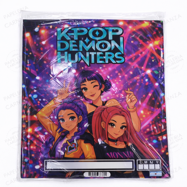 Separadores de Materias " LAS GUERRERAS KPOP " Tamaño Escolar (Fantasia) DEMON HUNTERS