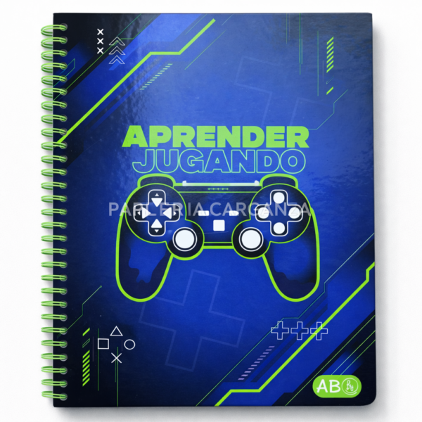 CUADERNOS C/ ESPIRAL 27 X 21 ” JUGANDO ” RY A4 100 HOJAS ABC