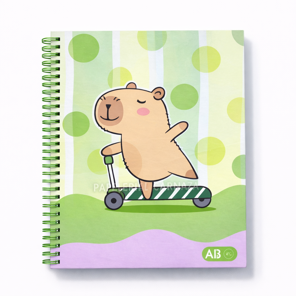 CUADERNOS C/ ESPIRAL 27 X 21 ” RIDE ” RY A4 100 HOJAS ABC