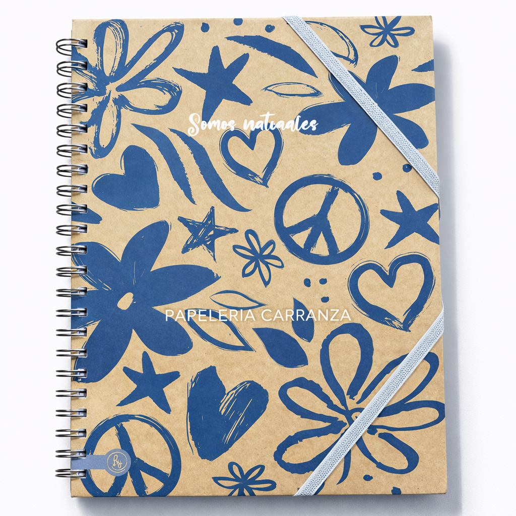 CUADERNOS UNIVERSITARIO C/ ESPIRAL KRAFTY 28 X 20 RAYADO ” INSTANTES ” A4 RY DESIGN (Con 3 Colores de hoja para separar por materia)