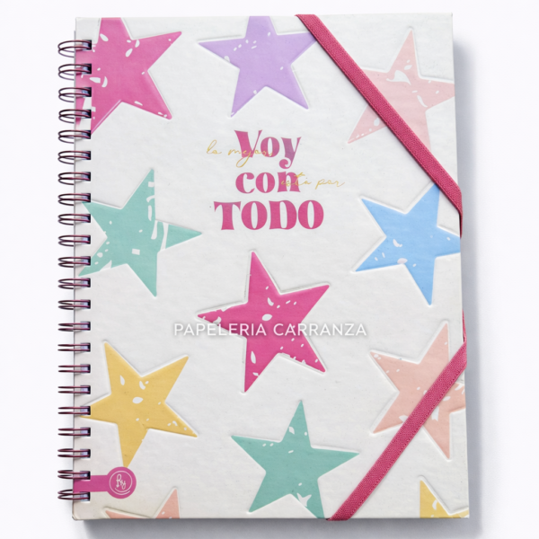 CUADERNOS UNIVERSITARIO C/ ESPIRAL 28 X 20 RAYADO ” LO MEJOR ” A4 RY DESIGN (Con 3 Colores de hoja para separar por materia)