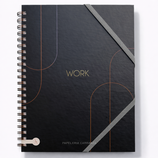 CUADERNOS UNIVERSITARIO C/ ESPIRAL 28 X 20 RAYADO ” WORK ” A4 RY DESIGN