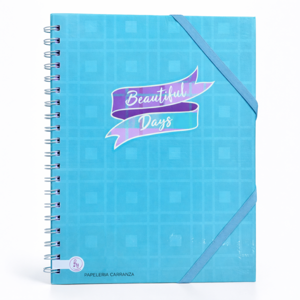CUADERNOS UNIVERSITARIO C/ ESPIRAL 28 X 20 RAYADO ” BEAUTIFUL DAYS ” A4 RY DESIGN