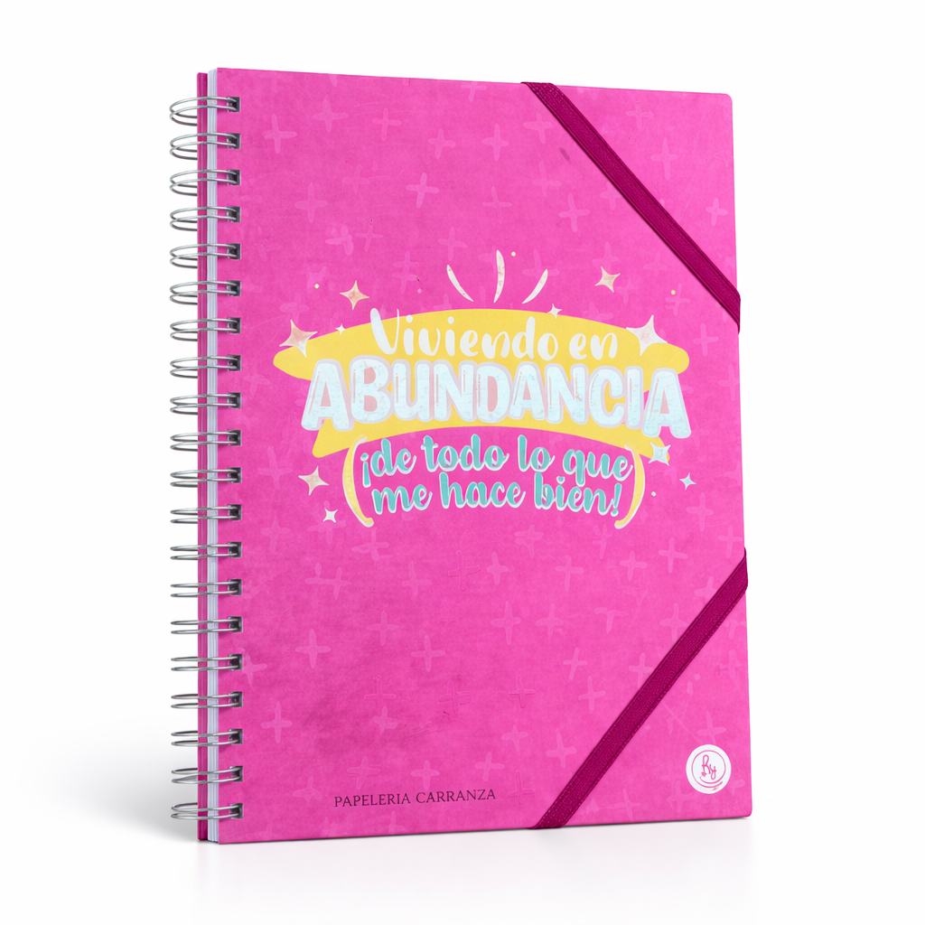 CUADERNOS UNIVERSITARIO C/ ESPIRAL 28 X 20 CUADRICULADO ” ABUNDANCIA ” A4 RY DESIGN