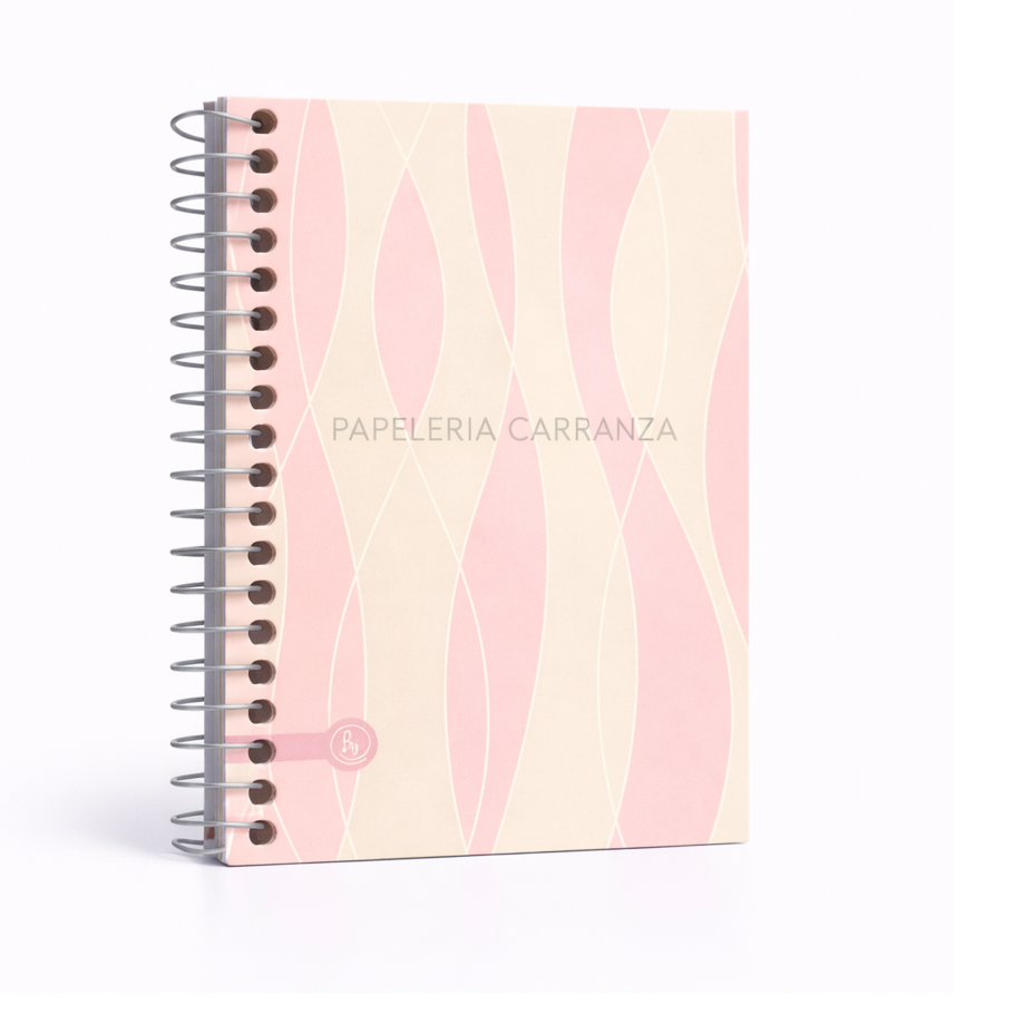 Libretas c/ espiral Ry Design ROSA Num 40 (De Bolsillo) ** CON INDICE ** Rayadas 40 Hojas