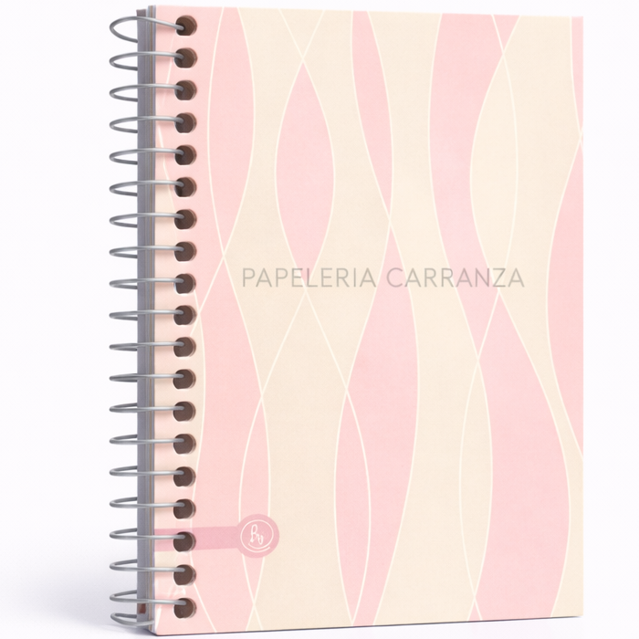 Libretas c/ espiral Ry Design ROSA Num 60 (De Bolsillo) ** CON INDICE ** Rayadas 40 Hojas