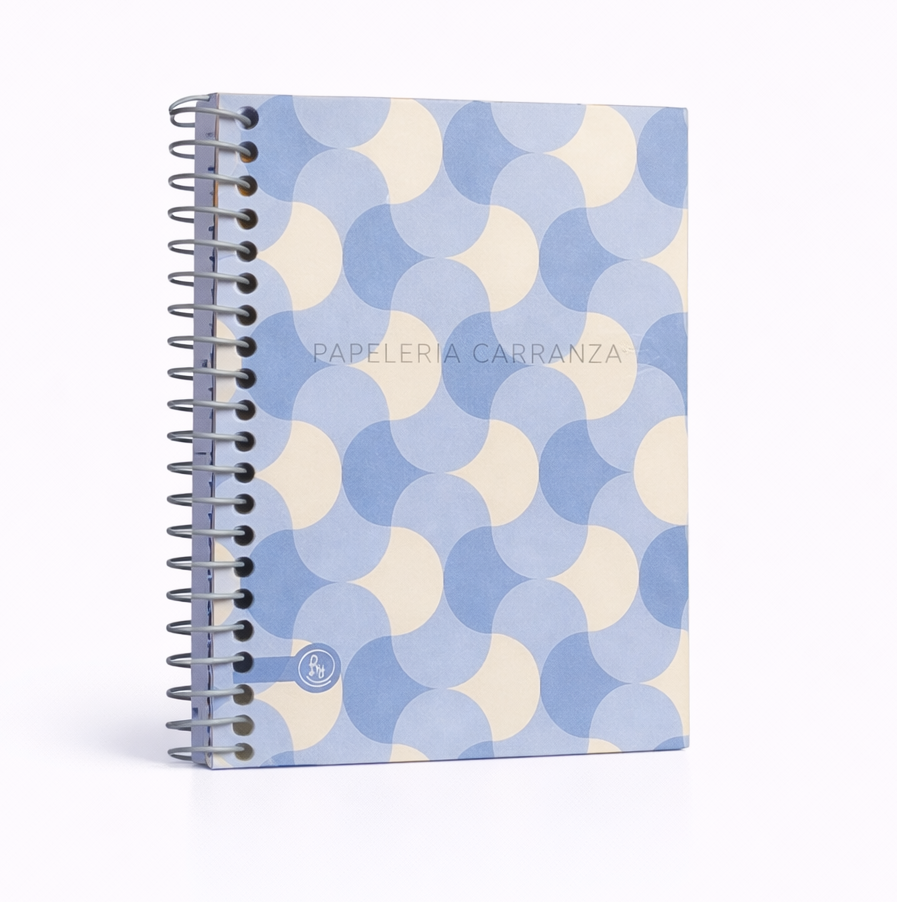 Libretas c/ espiral Ry Design CELESTE Num 40 (De Bolsillo) ** CON INDICE ** Rayadas 40 Hojas