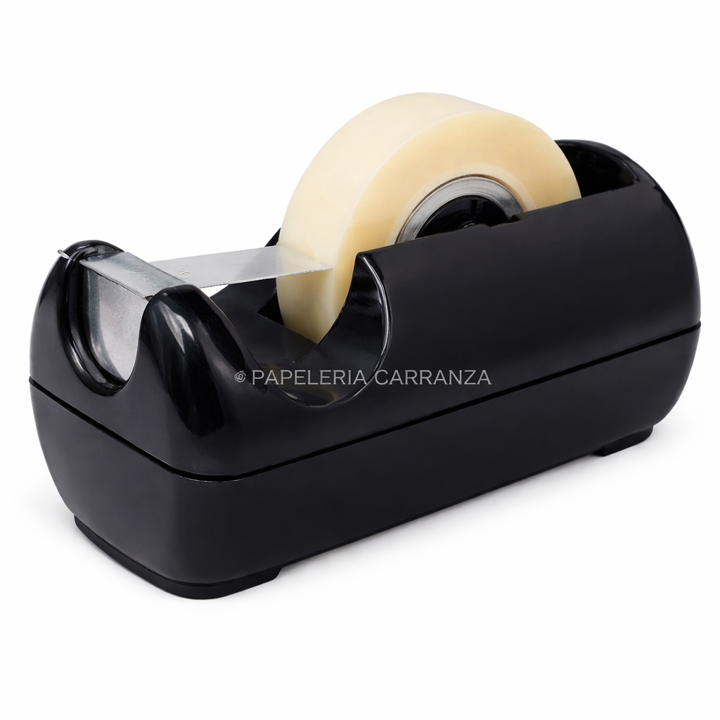 Porta Rollo Cinta Adhesiva EZCO Negro (Tamaño Chico) 8898S