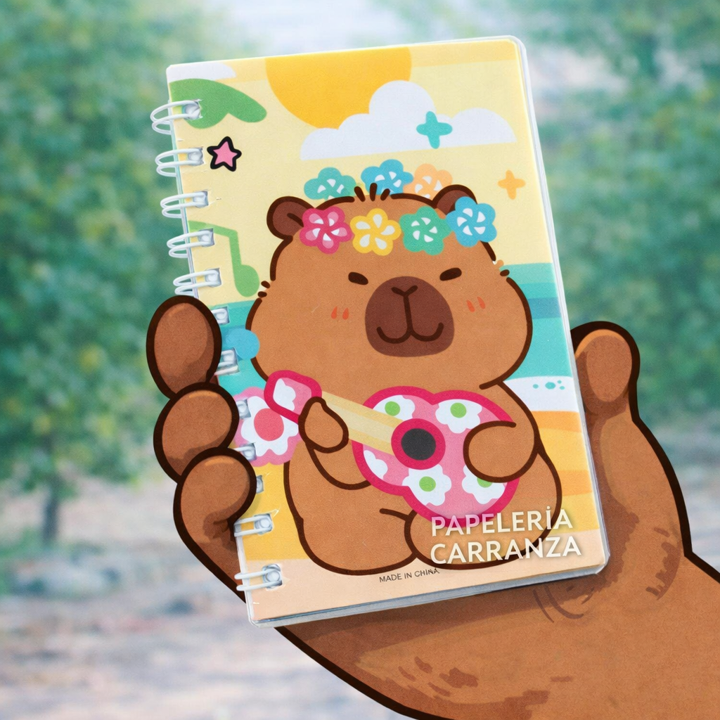 LIBRETAS DE BOLSILLO * CAPYBARA * 40 HOJAS RAYADAS