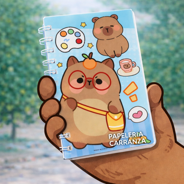 LIBRETAS DE BOLSILLO * CAPYBARA * 40 HOJAS RAYADAS