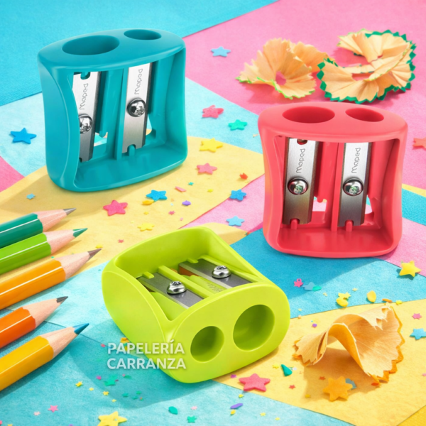 Sacapuntas Maped " VIVO " DOBLE (DOS ORIFICIOS)