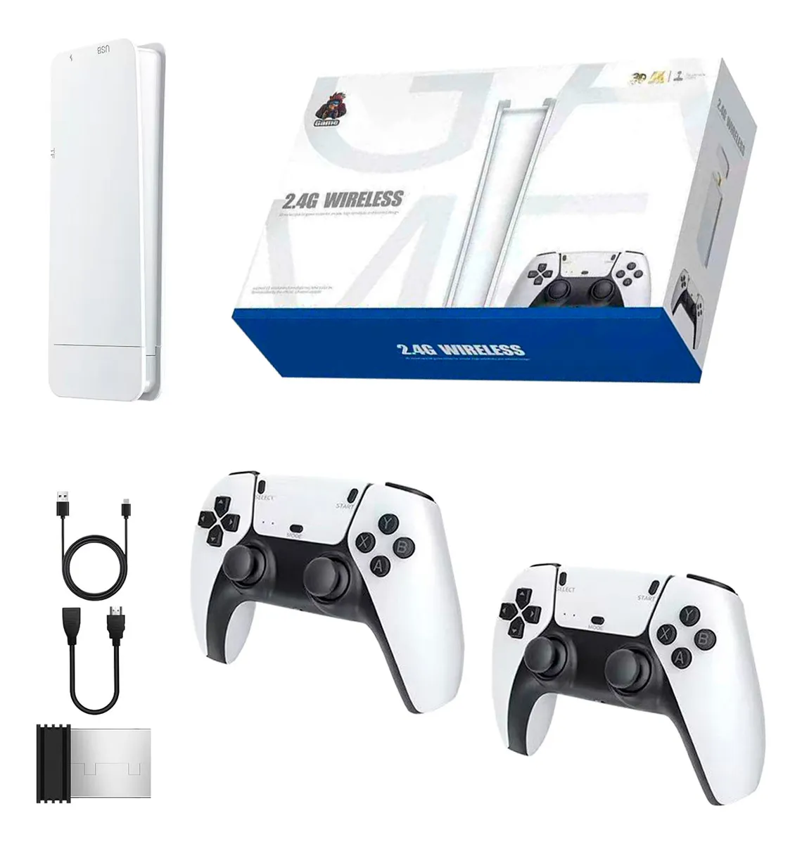 Consola de Juegos ** GAME STICK M15 PLUS **  JUEGOS (Incluye 2 JOYSTICK) 20.000 JUEGOS HDMI EMULADOR 4K