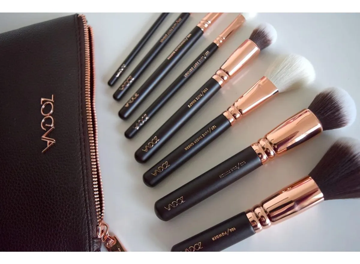 ESTUCHE DE BROCHAS * Zocva x15 unidades *  MAQUILLAJE