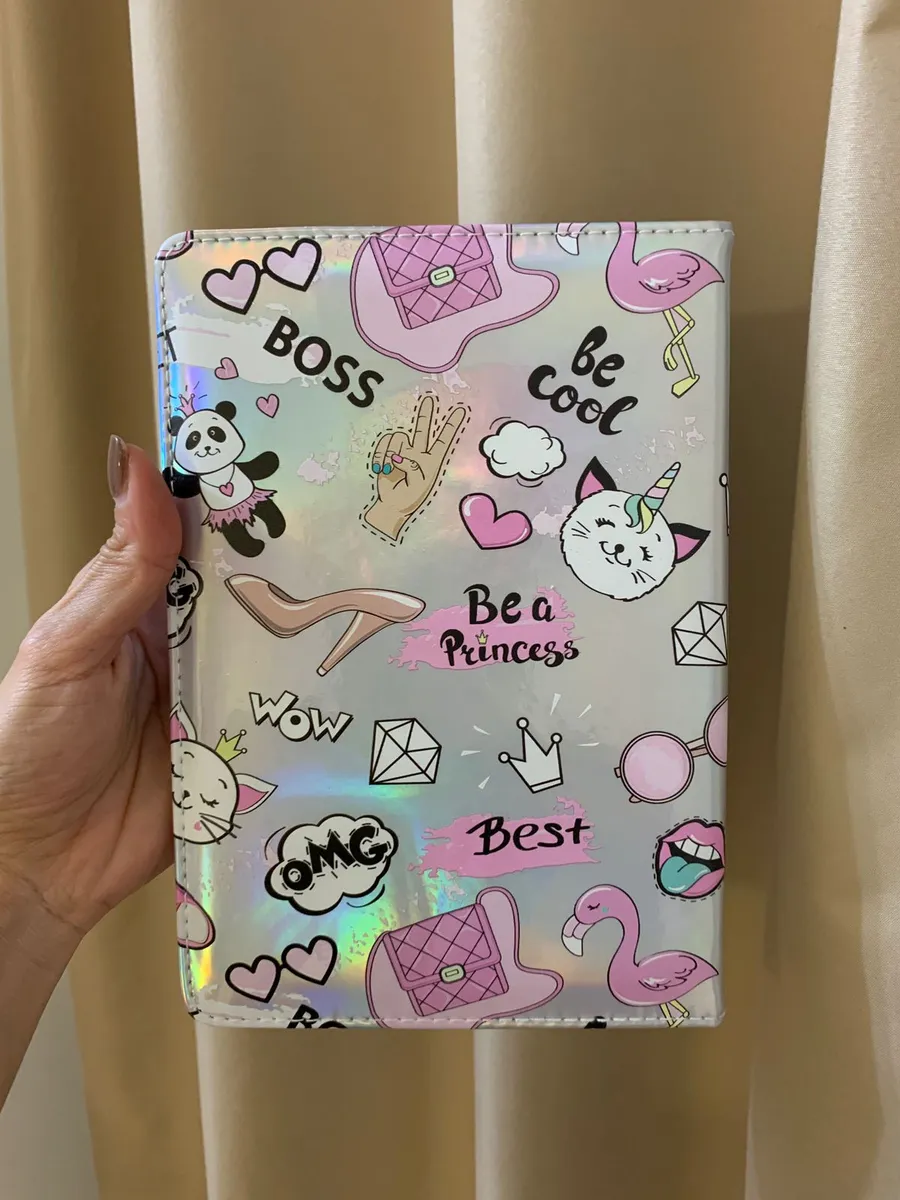 CUADERNOS PREMIUM 15 X 21 ”HOLOGRAFICO PANDA” A5 80 Hojas