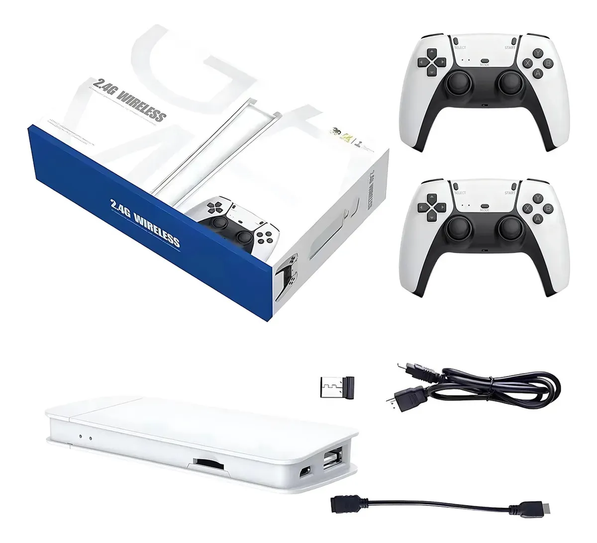 Consola de Juegos ** GAME STICK M15 PLUS **  JUEGOS (Incluye 2 JOYSTICK) 20.000 JUEGOS HDMI EMULADOR 4K