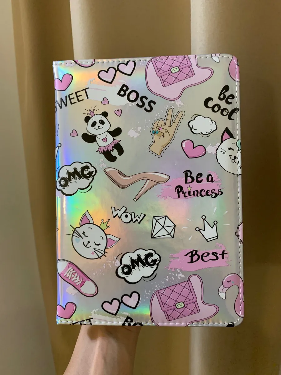 CUADERNOS PREMIUM 15 X 21 ”HOLOGRAFICO PANDA” A5 80 Hojas