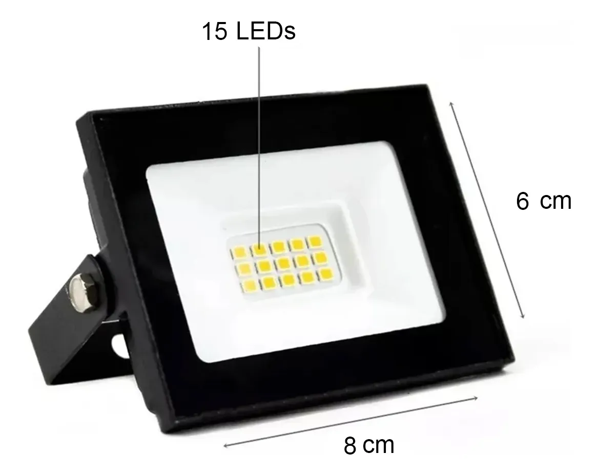 Reflector Led Candela * 20 Wts * Luz Fria IP65 (Resistente a la intemperie)