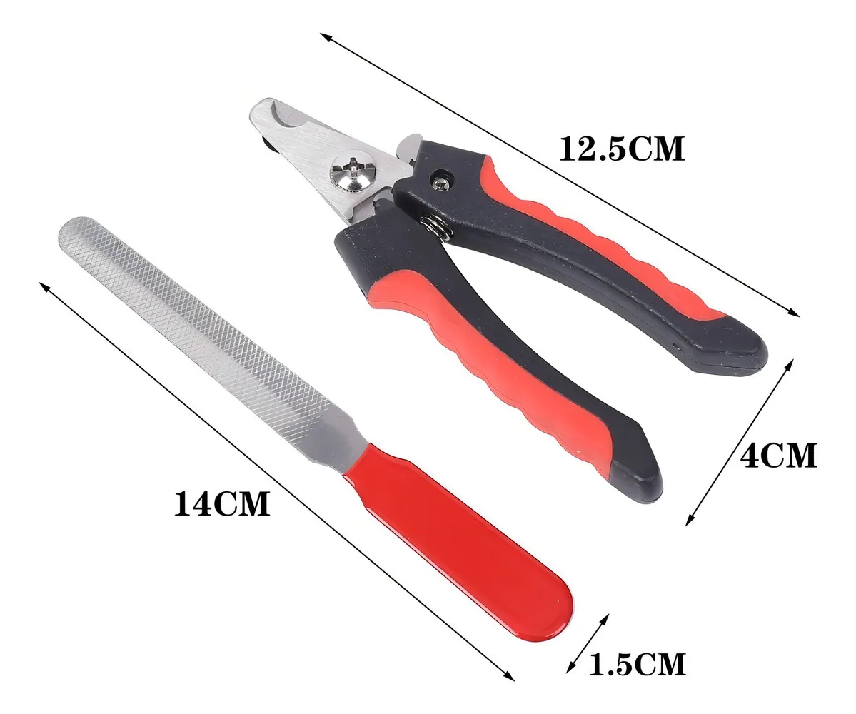 Set Alicate Corta Uñas Y Lima - YUWEI - Para Perros