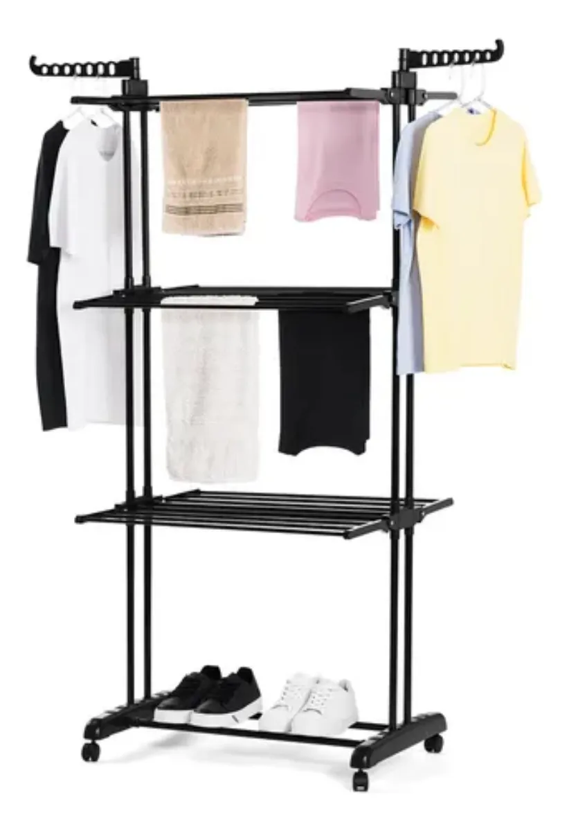 TENDER DE ROPA VERTICAL 3 NIVELES HYTOSHY REFORZADO (50 KG)