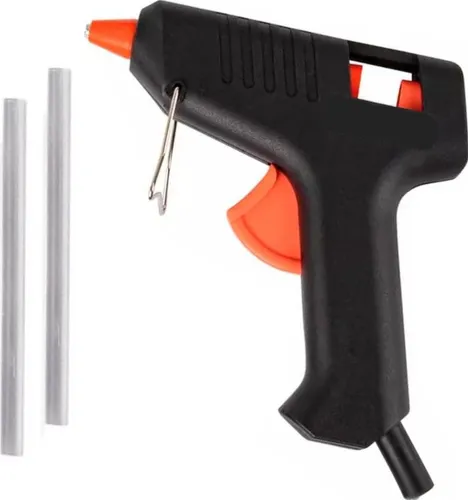 Pistola Encoladora " CANDELA " Chica 10 W Con Pico Aislado + 2 BARRAS