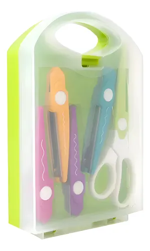 VALIJA DE TIJERAS CON FORMAS SET x 5 OLAMI