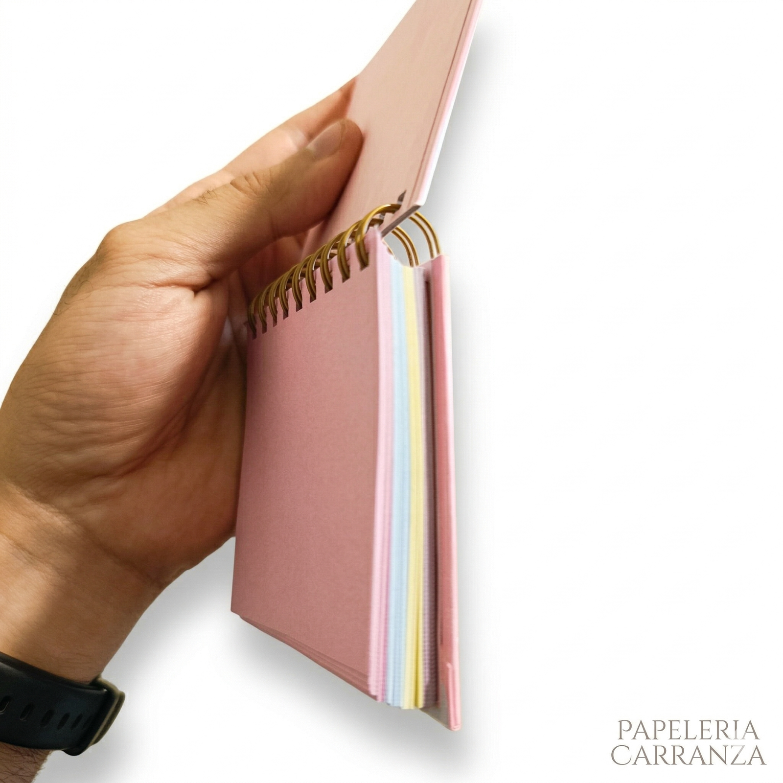 Libretas c/ espiral ** UNICORNIOS ** (Tapa Dura De Bolsillo) 80 Hojas LISAS Multicolor Arcoiris